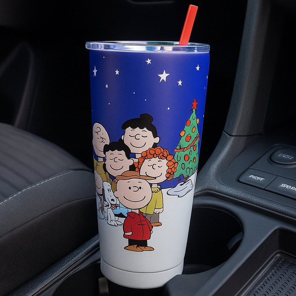 Snoopy Travel Tumbler – Peanuts Holiday Cup – Only One Available